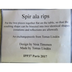 Spir ala rips, IPP37 exchange puzzle