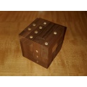 Logical Progression Interlocking Cube (Walnut)