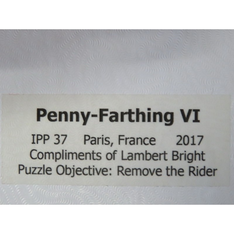 Penny Farthing VI, IPP37 exchange puzzle