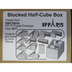 Blocked Half-Cube Box, IPP37 exchange puzzle