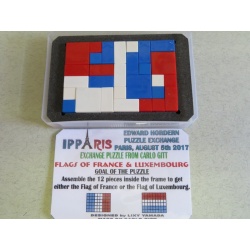 Flags of France and Luxembourg, IPP37 exchange puzzle