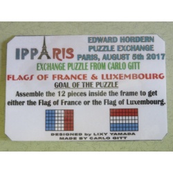 Flags of France and Luxembourg, IPP37 exchange puzzle