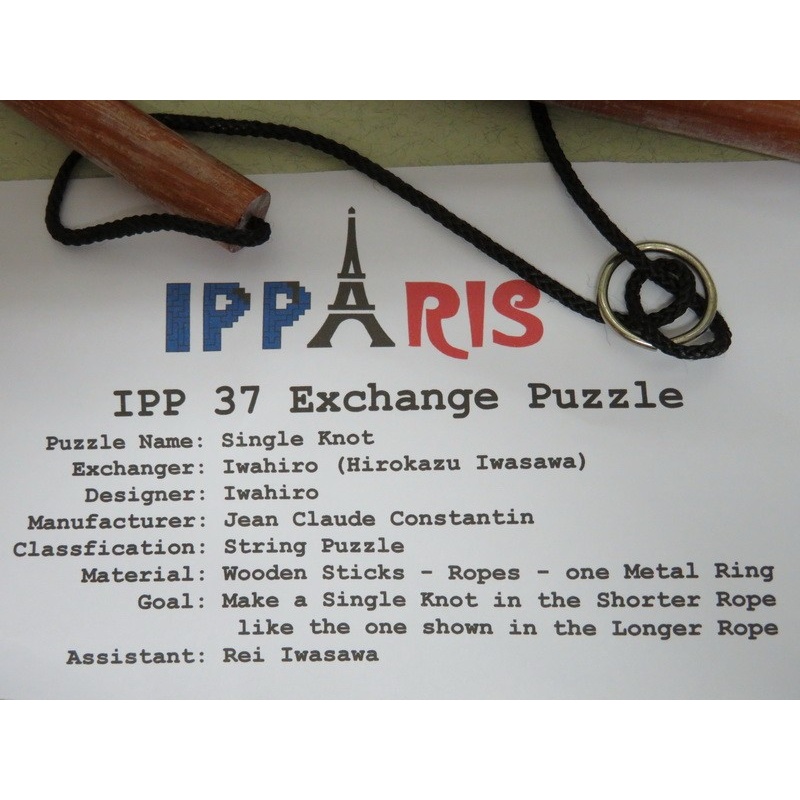 Single Knot, IPP37 exchange puzzle