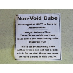 Non-Void Cube, IPP37 exchange puzzle