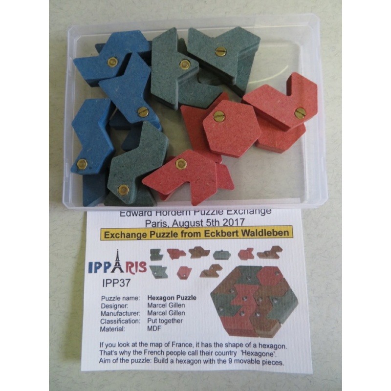 Hexagon Puzzle, IPP37 exchange puzzle