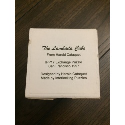 IPP17 Puzzle: The Lambada Cube by Harold Cataquet