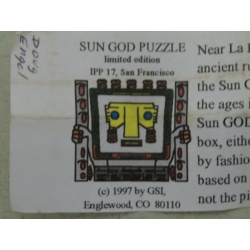 Sun God Puzzle, IPP17 exchange puzzle