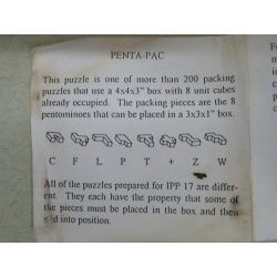 Penta-Pac, IPP17 exchange puzzle