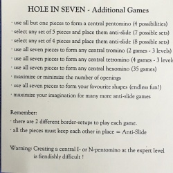 Hole in seven, IPP20 exchange puzzle