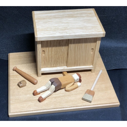 He Can Not Get the Ball! (CO-11-2) Karakuri Box by Yoh Kakuda and Yasuaki Kikuchi