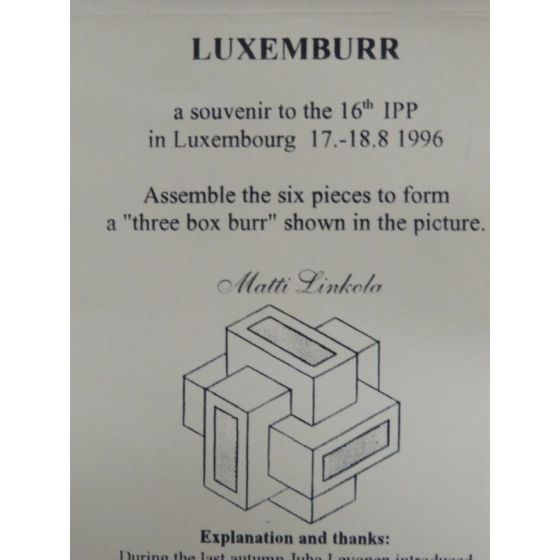 Luxemburr, IPP16 exchange puzzle