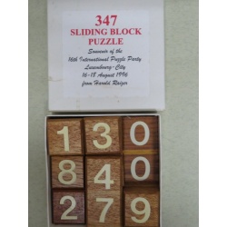 347 sliding block puzzle, IPP16 exchange puzzle