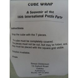 Cube Wrap, IPP16 exchange puzzle