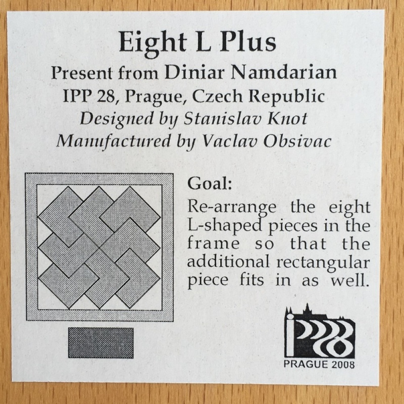 Eight L plus, IPP28 exchange puzzle