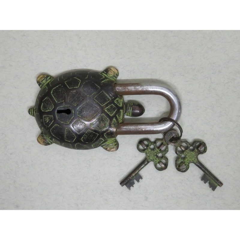 metal turtle padlock