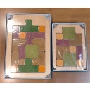 Set of 2 Minoru Abe's sliding puzzles