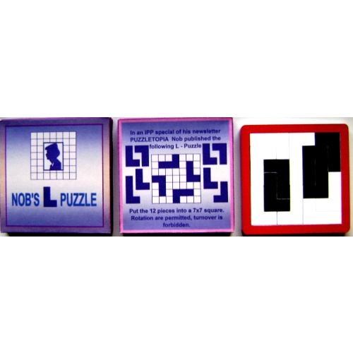 Nob's L Puzzle (c) Nob Yoshigahara, Japan