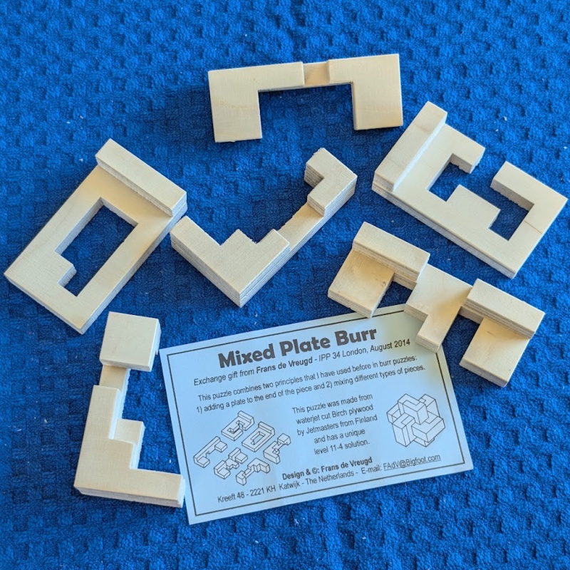 Mixed Plate Burr #1 (IPP34) by Frans de Vreugd / Jetmasters