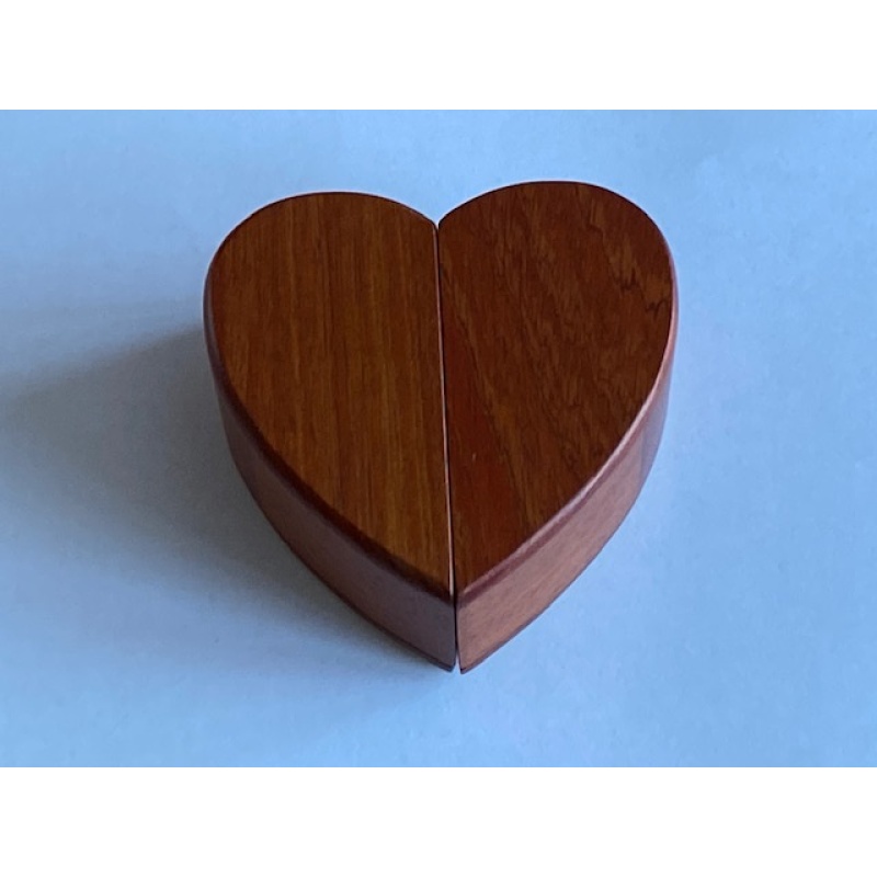 Karakuri Petit Heart Puzzle Box By Miyamoto