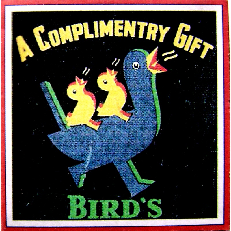 BIRDS. A complimentry gift, Manufactured at the Chad |Valley Company, England