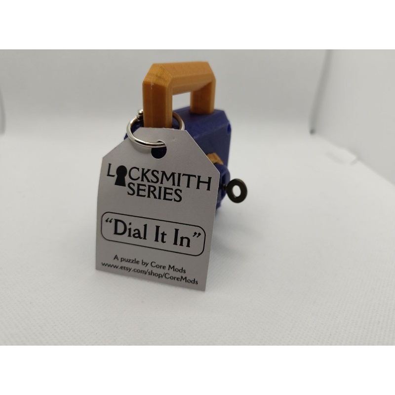 Dial it in! puzzle lock from Core Mods Locksmith series