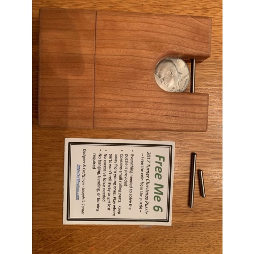 Free Me 6 by Joseph Turner Unit #061 - 2017, Complete with 2 Pins and Card