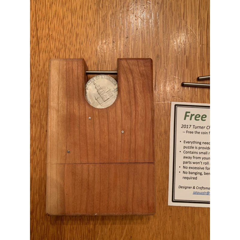 Free Me 6 by Joseph Turner Unit #061 - 2017, Complete with 2 Pins and Card