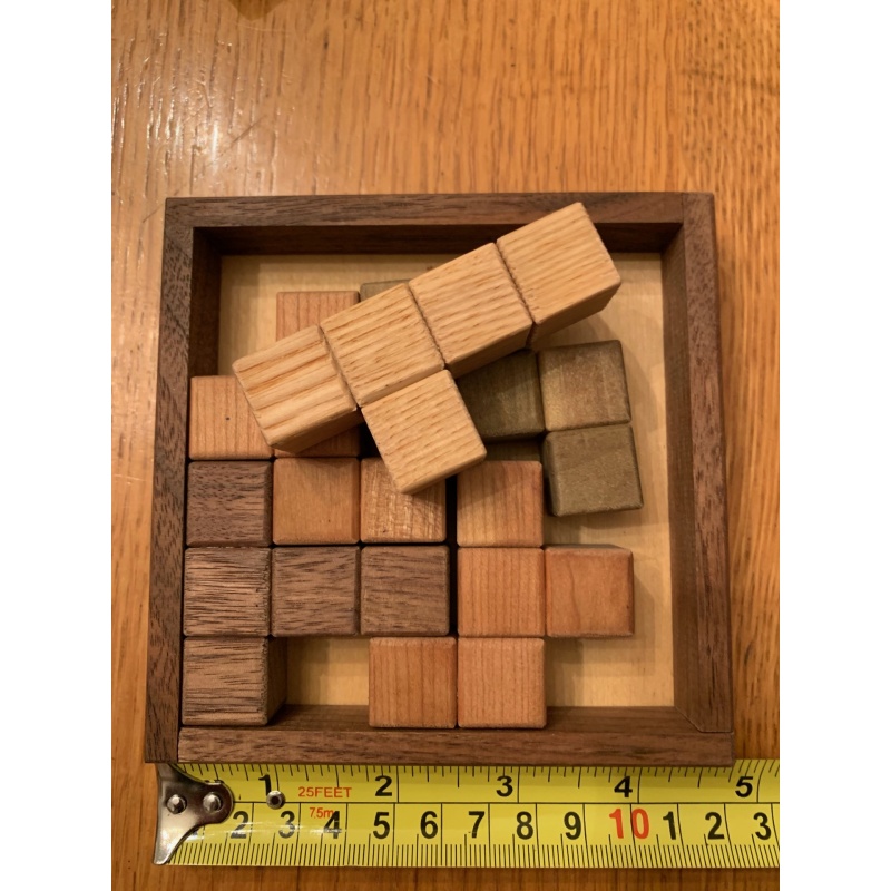 Five by Five (2012) Wooden Packing Puzzle by Joseph Turner (signed)
