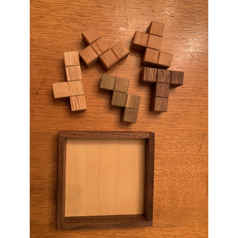 Five by Five (2012) Wooden Packing Puzzle by Joseph Turner (signed)