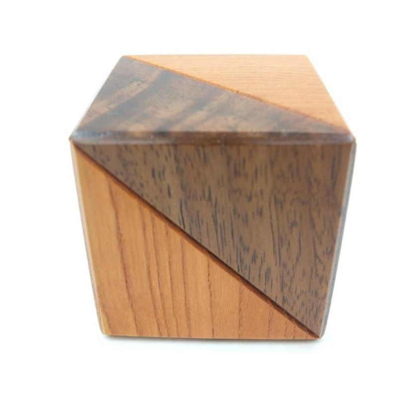 "Cube Box #2"(M-34-2) Karakuri Box Akio Kamei