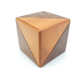 "Cube Box #2"(M-34-2) Karakuri Box Akio Kamei