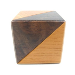 "Cube Box #2"(M-34-2) Karakuri Box Akio Kamei