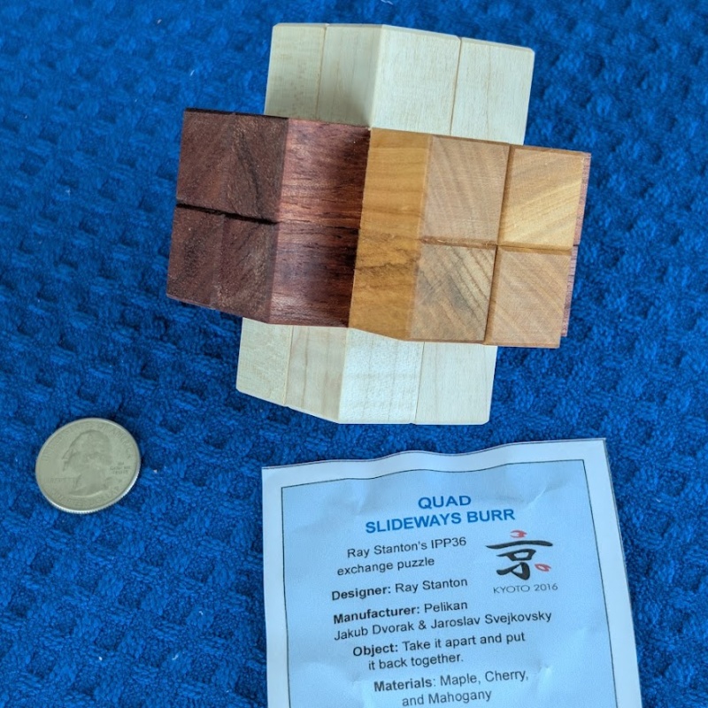 Quad Slideways Burr (IPP36) by Ray Stanton / Pelikan