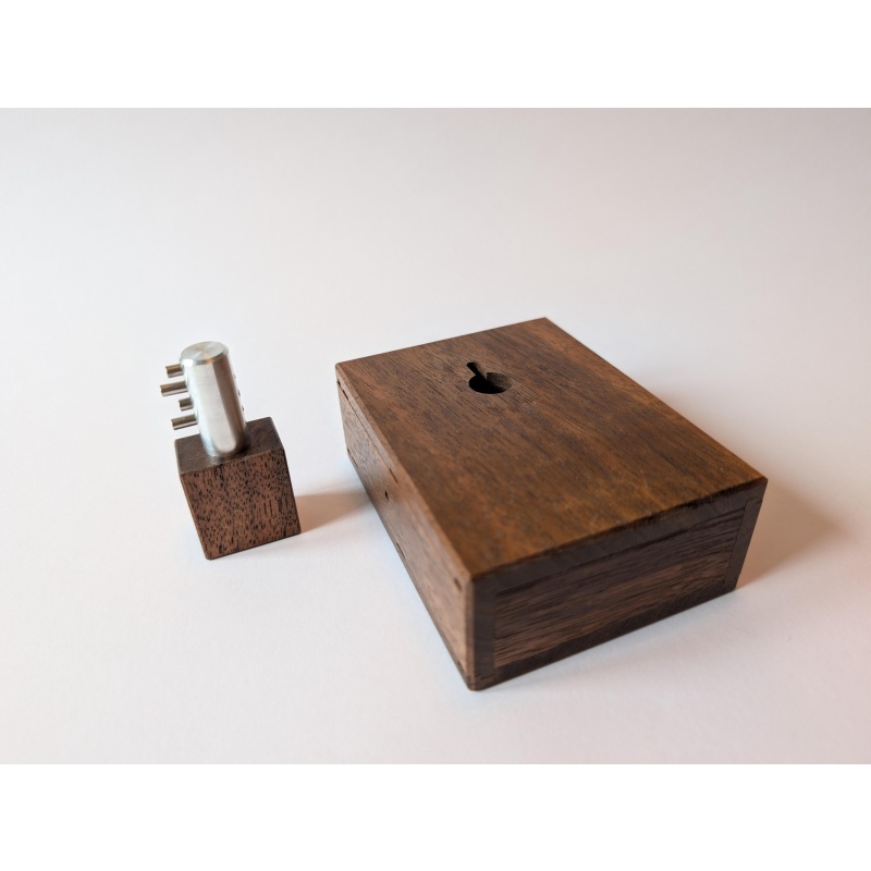 Lock Box by Eric Fuller (2022) Walnut