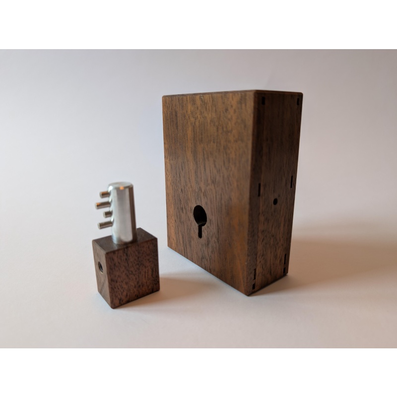 Lock Box by Eric Fuller (2022) Walnut