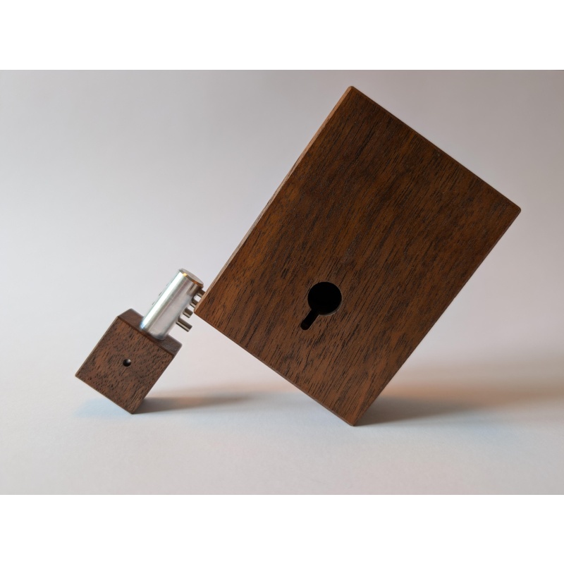 Lock Box by Eric Fuller (2022) Walnut