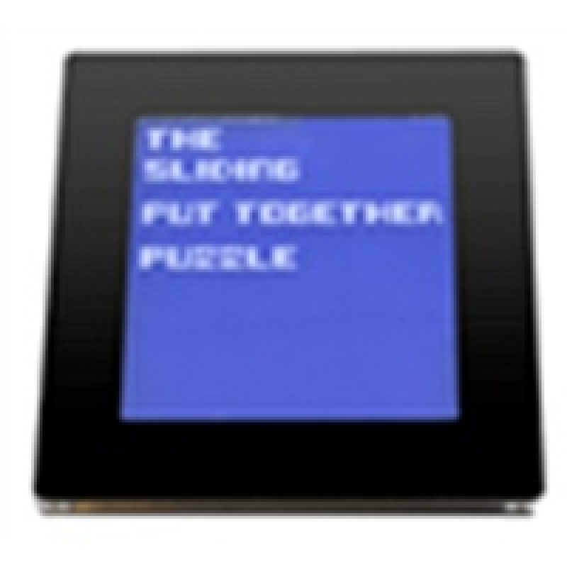 THE SLIDING PUT TOGETHER PUZZLE (c) Ton Delsing