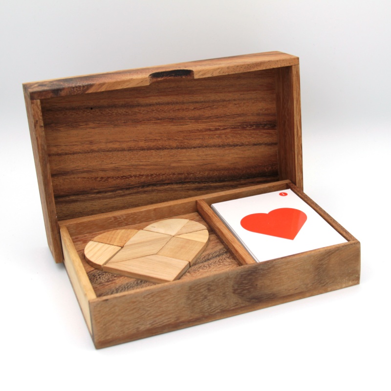 Double heart tangram