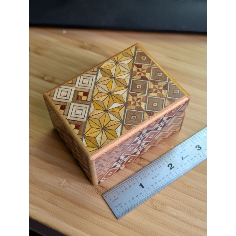 Yosegi-zaiku Puzzle Box