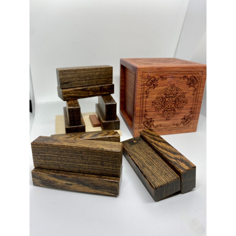 T Box Packing Puzzle - Wood Wonders