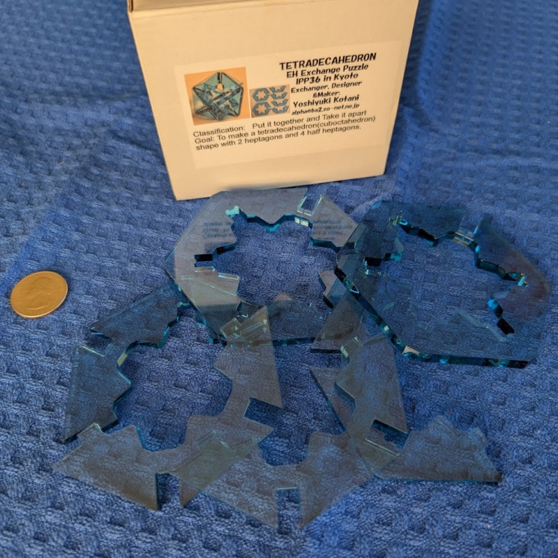 Tetradecahedron (IPP36) by Yoshiyuki Kotani