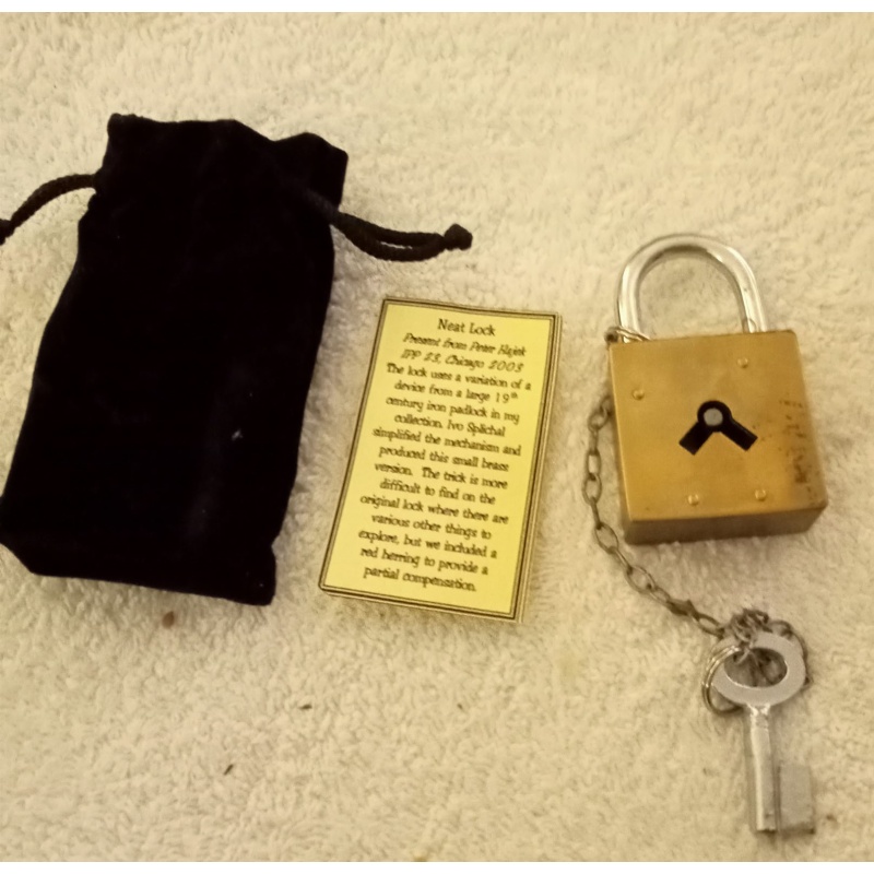 Neat Lock (Peter Hajek) - IPP 23 puzzle