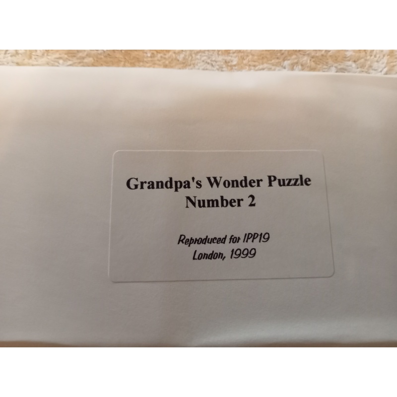 Grandpa's Wonder Puzzle No 2