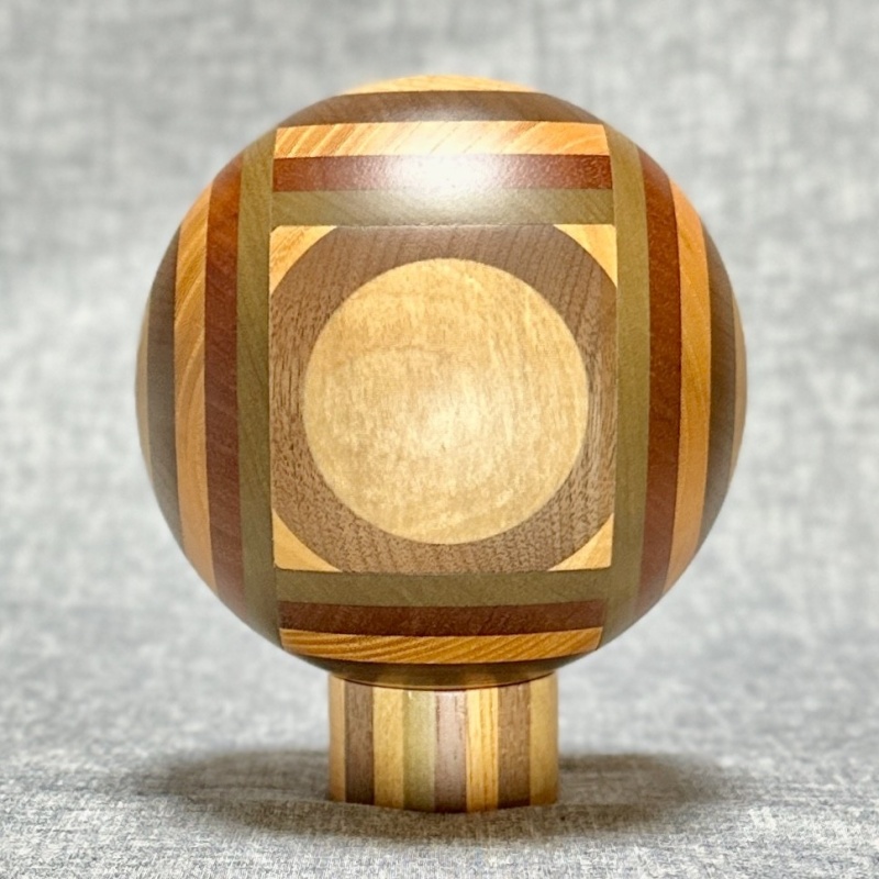 Sphere Ball Karakuri Secret Box by Tatsuo Miyamoto
