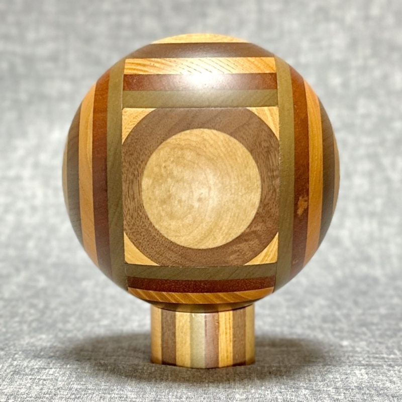 Sphere Ball Karakuri Secret Box by Tatsuo Miyamoto