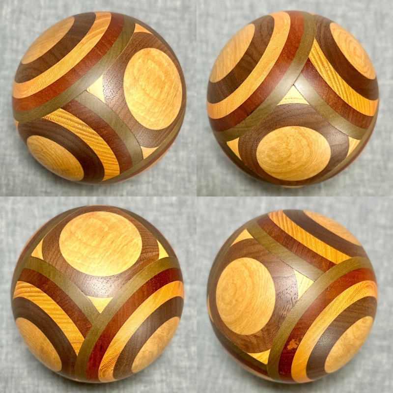 Sphere Ball Karakuri Secret Box by Tatsuo Miyamoto