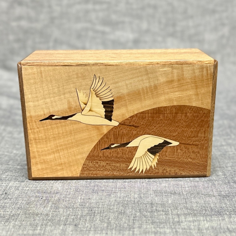 Sharaku Secret Box (Uchiyama’s Wood Inlay Art)