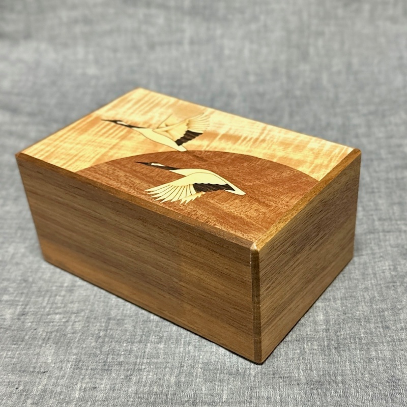 Sharaku Secret Box (Uchiyama’s Wood Inlay Art)