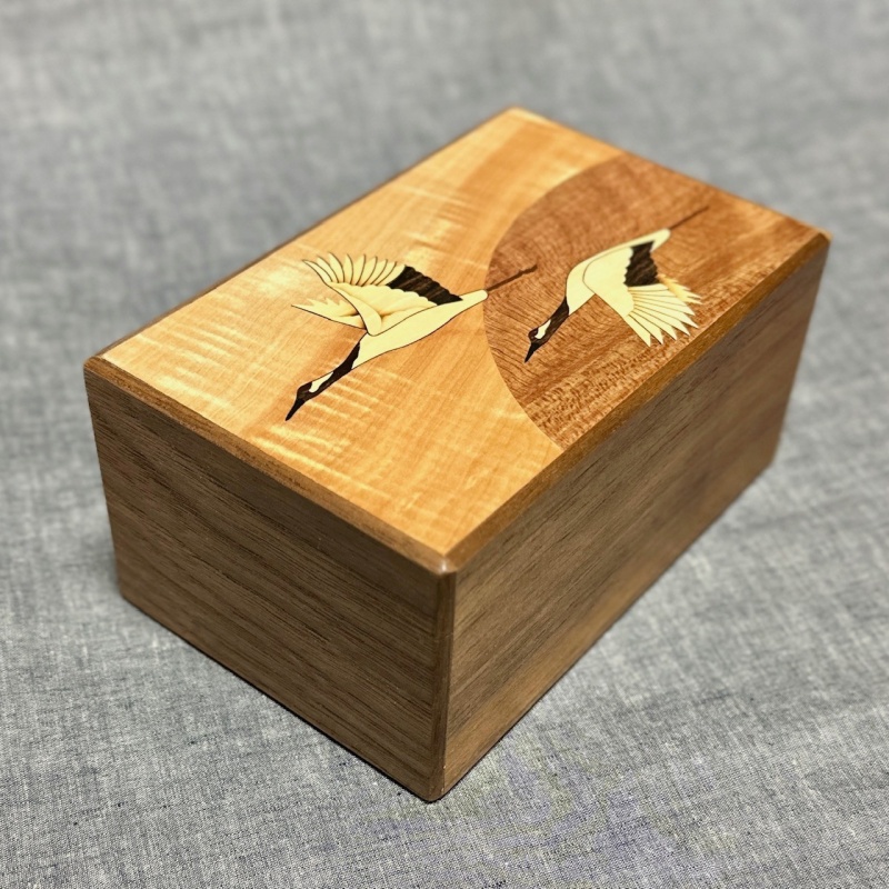 Sharaku Secret Box (Uchiyama’s Wood Inlay Art)