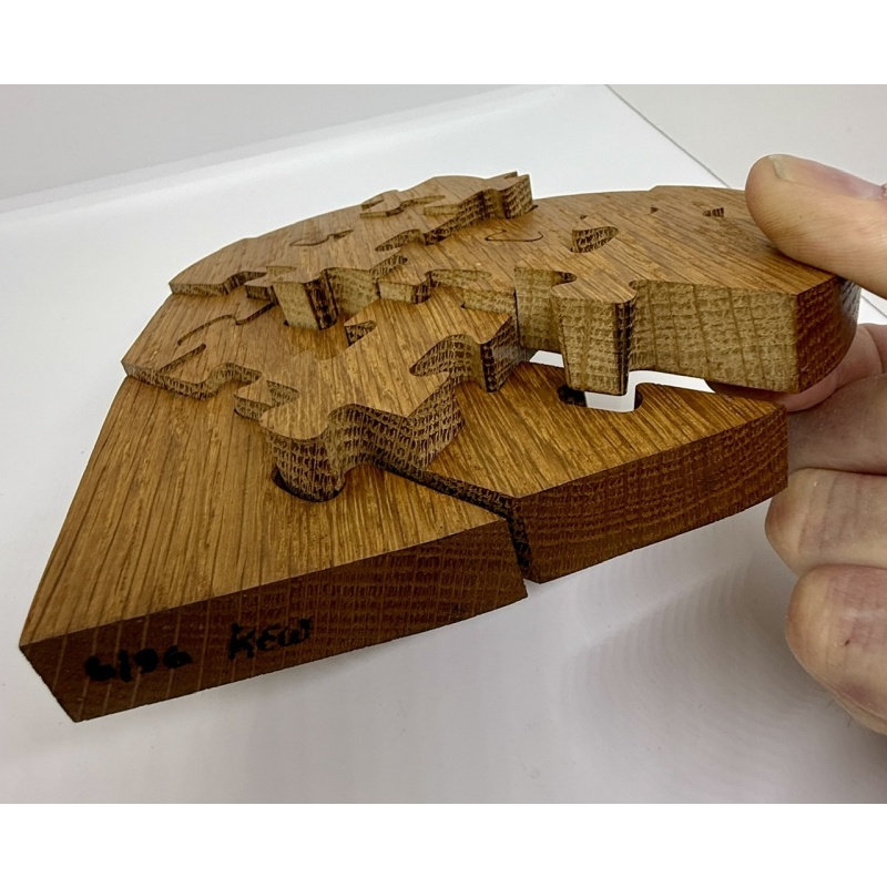 Ken Walker 13 piece heart puzzle
